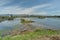 Marshes, wetlands on the coast of Malaga. Sount Spain.