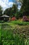 Marshlands and cottage