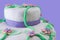 Marshmallow Multilayer Cake Closeup