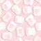 Marshmallow seamless pattern. Tasty marshmallows on pink background. Candy texture