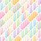 Marshmallow twists seamless pattern vector illustration.