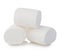 Marshmallows isolated on a white background