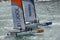 MARSTRAND, SWEDEN - JULI 3, 2019: GKSS Match Cup Sweden - Big Boat Race M32 Catamaran Competition at Marstrand Sweden.