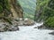 Marsyangdi river near Tal village - Nepal