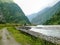 Marsyangdi river and Tal village - Nepal