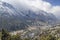 Marsyangdi valley from Ngawal village Annapurna Circuit Nepal