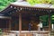 Martial arts demonstrations. Yasukuni Shrine, Japan