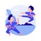 Martial arts school vector concept metaphor