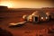 martian colony on planet mars