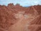 The Martian landscape of Cuzco, the Red Desert, part of Colombia`s Tatacoa Desert.