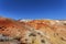 `Martian landscape` in the Kyzyl-Chin tract, Chui steppe, Gorny Altai, panorama