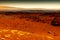 Martian Landscape with rocks and red soil generated by ai