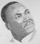 Martin Luther King portrait