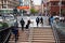 Martin Place, Sydney City, Australia, Commuters on Rainy Day