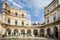 Martina Franca, Puglia. Piazza Plebiscito and Basilica di San Martino. Landmark of Apulia at sunset light, Italy