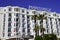 Martinez Hotel in Cannes beach city france facade building