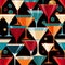 Martini cocktails, alcoholic drinks retro vintage elegant art deco style illustration