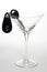 Martini Glass with Car Keys
