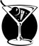 Martini Glass cartoon Vector Clipart
