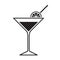 Martini glass icon