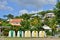 Martinique, picturesque city of Le diamant in West Indies