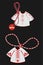 Martisor with traditional Romanian wear.