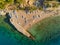 Marusici on the Makarska Riviera from above