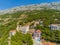 Marusici on the Makarska Riviera from above