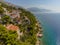 Marusici on the Makarska Riviera from above