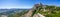 The Marvao Castle located on top of a cliff with a view over the Alto Alentejo landscape