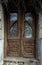 marvel of architecture old wooden door of the house