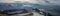 Marvellous panoramic view from rigi into swiss snowy alps