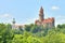Marvellous stony Bouzov castle in Czech republic