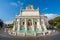 The marvelous Acqua Paola Fountain in Rome, Italy.