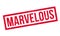 Marvelous rubber stamp