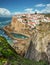 Marvelous view on Azenhas do Mar, small town  at Atlantic ocean coast.Municipality of Sintra, Portugal