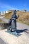 Mary Anning statue, Lyme Regis.