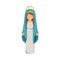 Mary cartoon of holy night design