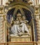 Mary Christ Statue Duomo Cathedral Facade Florence Italy