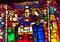 Mary Joseph Baby Jesus Stained Glass Window Orsanmichele Church