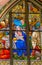 Mary Nativity Stained Glass All Saints Castle Church Schlosskirche Wittenberg Germany