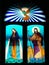 Mary Our Lady Divine Grace the good Sheperd Holy Spirit Dove