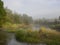 Mary River at Kenilworth Qld .  Mist hanging about early morning