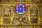 Mary Stained Glass Rose Window Santa Maria Maggiore Rome Italy