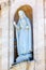Mary Statue Rosary Bell Tower Basilica of Lady of Rosary Fatima Portugal
