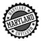 Maryland black and white badge