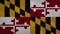 Maryland dense flag fabric wavers, background loop