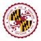 Maryland flag badge.