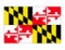 Maryland State Flag Vector