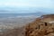 Masada - ancient fortification, desert fortress of Herod in Judean desert, view of dead sea, Israel